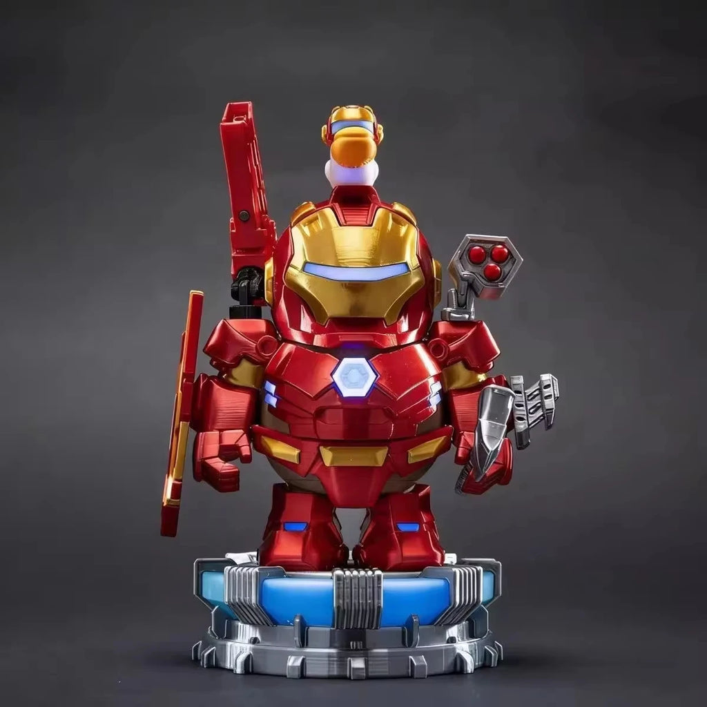 New "Iron Capy" 3d Printed Figure Capybara Iron Man Mashup Cute Desk Decor Anime Figures Creative Anime Collectible Model Toys