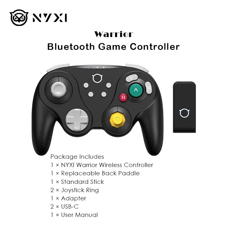 NYXI Warrior Bluetooth Game Controller for Gamecube/WII/Switch2 Wireless Gamepad
