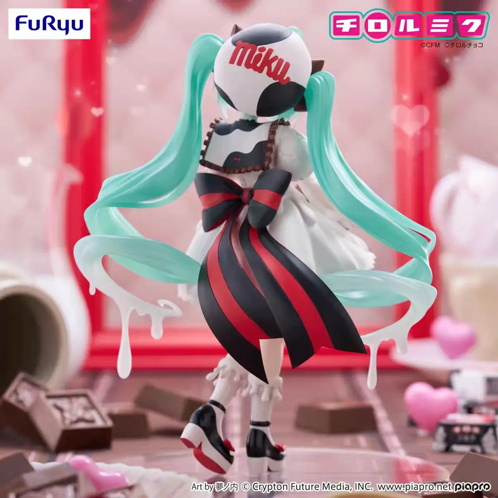 Original FuRyu Hatsune Miku x Tirol Trio-Try-iT Anime Action Figures Model Toy Action Figurine PVC Toys Toys Collection