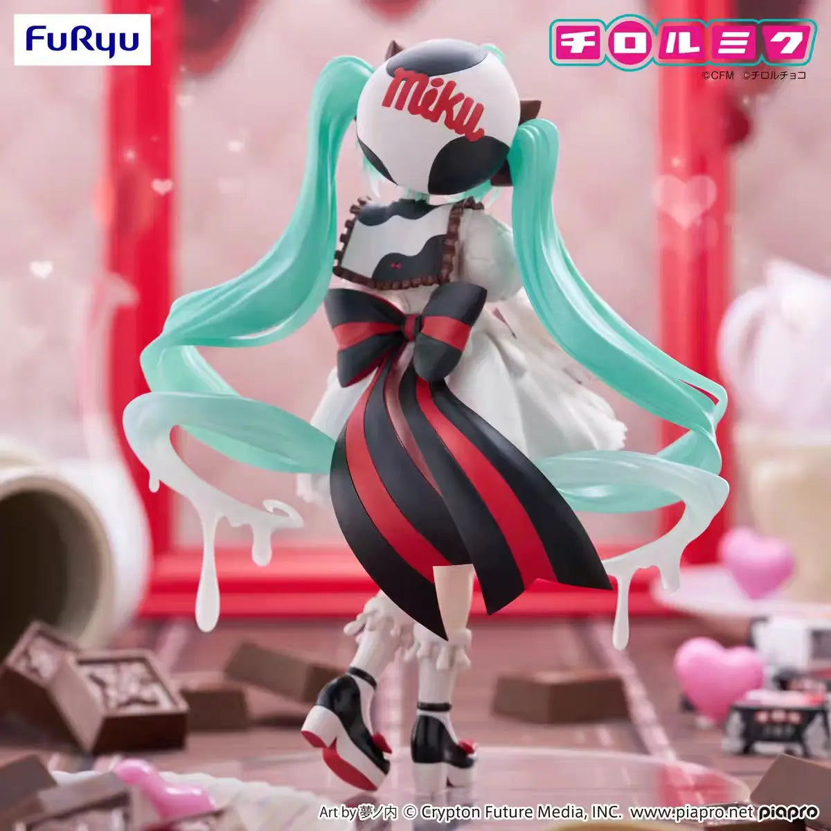 Original FuRyu Hatsune Miku x Tirol Trio-Try-iT Anime Action Figures Model Toy Action Figurine PVC Toys Toys Collection