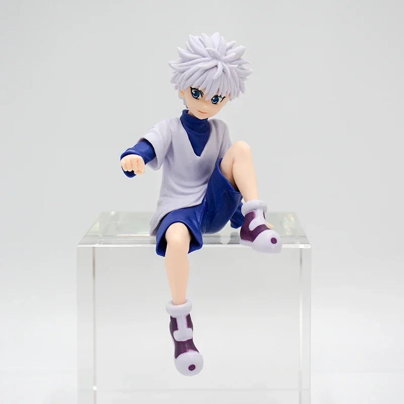 #1444 Hunter x Hunter Hisoka Anime Figure Gon Freecss & Killua Zoldyck Action Figure Chrollo Lucilfer Figurine Model Doll Toys
