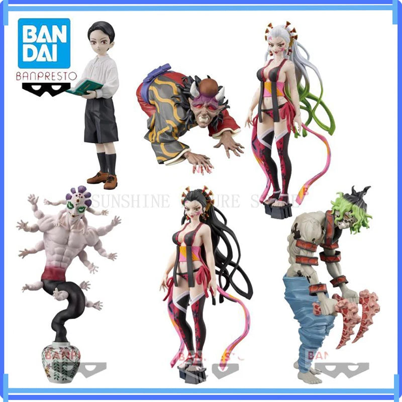 Original In Stock Banpresto Demon Slayer Gyokko Gyuutarou Hantengu Giyuutarou Daki Anime Model Figures Boxed Toys Genuine
