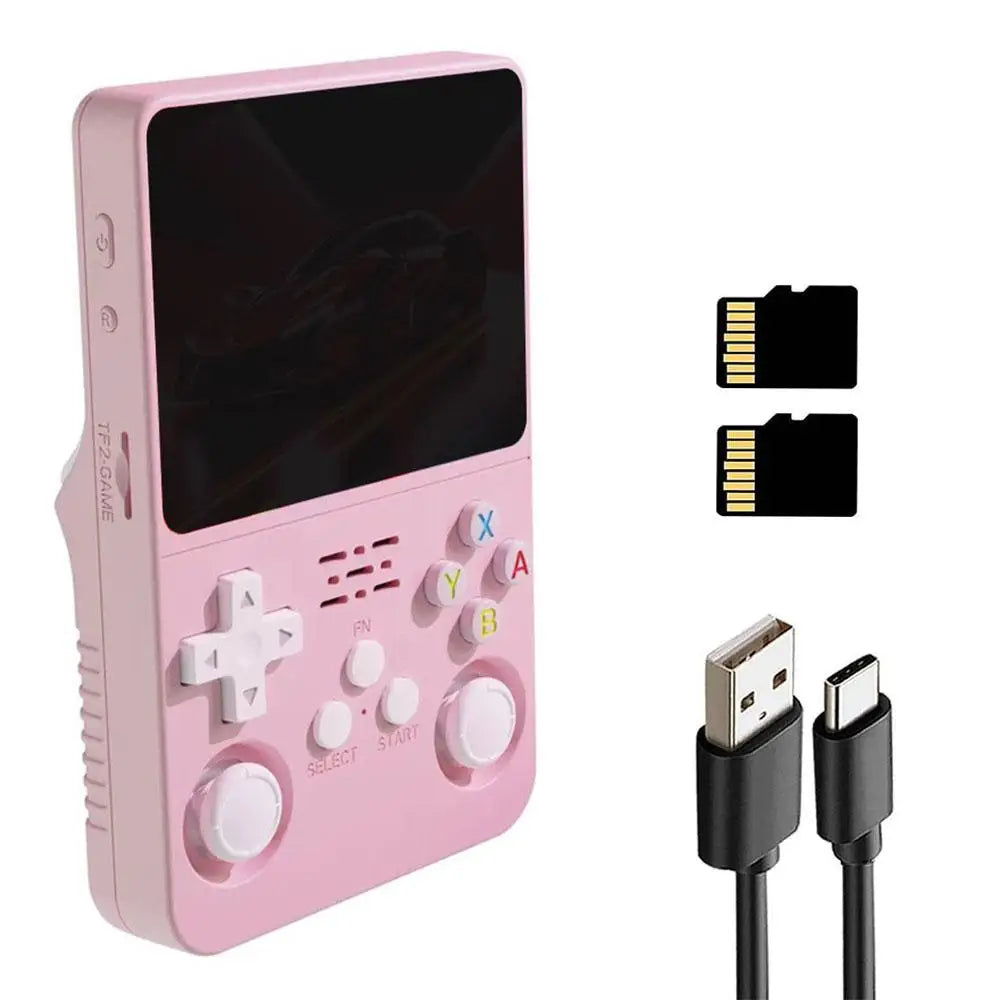 WUDS Open Source R36S Retro Handheld Video Game Console Linux System 3.5 Inch IPS Screen Portable Pocket Video Player 64G games
