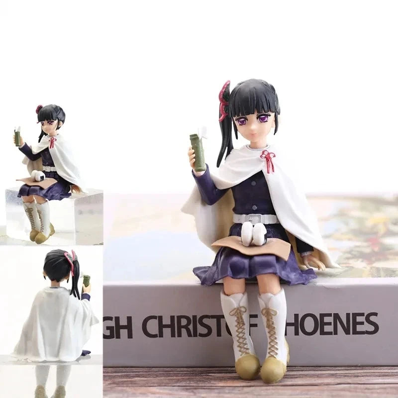 *Hot sale Anime Demon Slayer Figure Kamado Tanjirou Nezuko Sitting Posture Action Figure PVC Model Doll Collection Toy Gift Kids