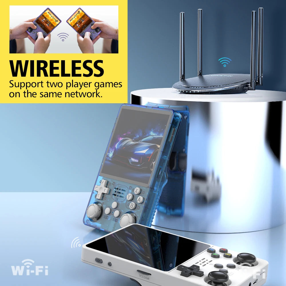 R36PLUS Handheld Game Console 4.0inch Big Screen 20000+ Games PK R36S Portable Pocket Video Player Kids Gift Arkos System