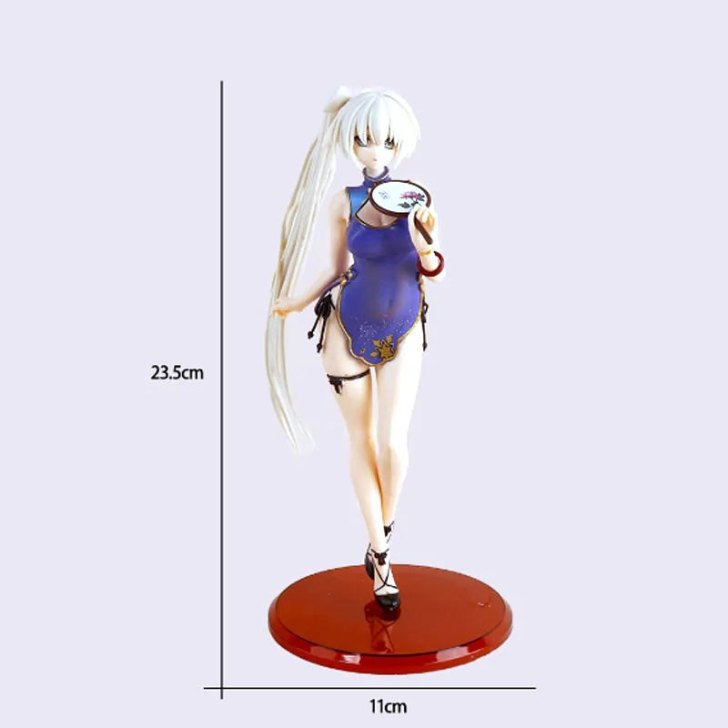 /-/ 23.5cm "Yosuga no Sora" Anime Figure - Kasugano Sora Standing Cheongsam Model, Toy, Gift, Collection Ornament,Decoration PVC