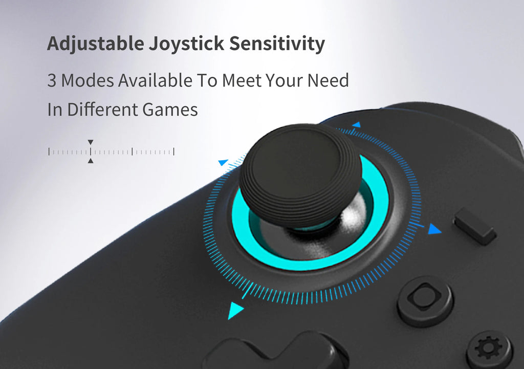 GuliKit KK3 MAX Game Controller，NS39 KingKong 3 Gamepad with Hall Effect Joysticks for PC Windows Nintendo Switch Android iOS