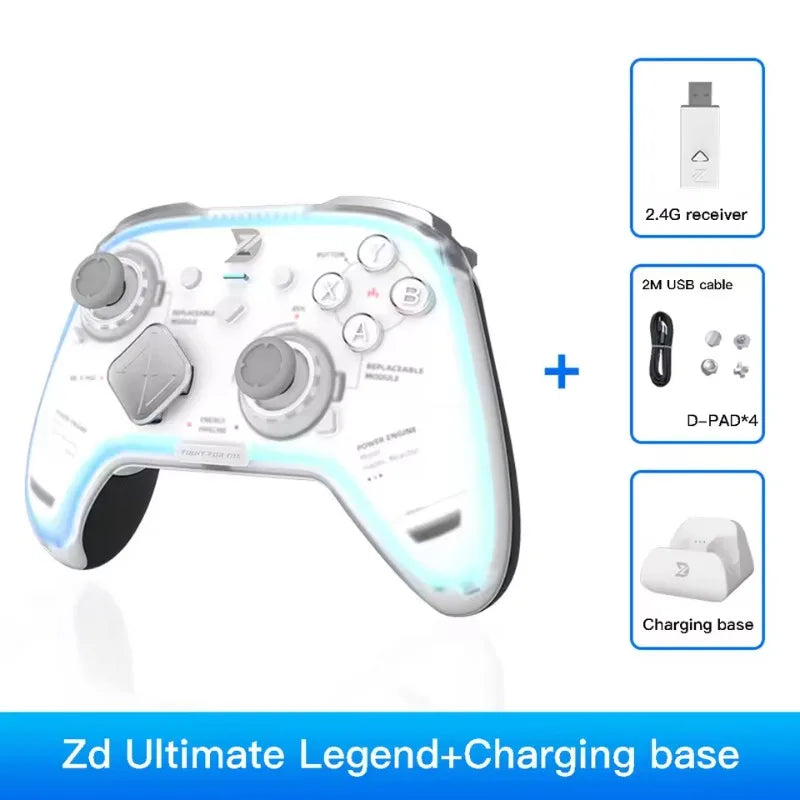 Zd Ultimate Legend Game Controller Elite Modular Sensory Rgb Switch Phone Bluetooth Controller Ns Tablet Steam Xbox Gifts