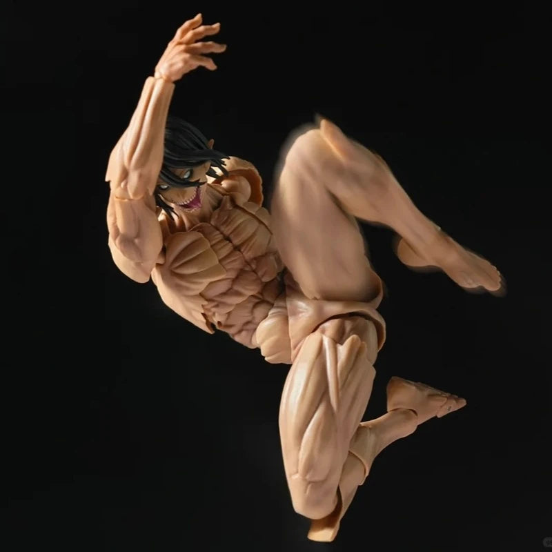 Attack On Titan Eren Jaeger Colossus Form Assembly Model Kit Action Figures Doll Pvc Toys Collect Ornaments Boy Surprise Gifts