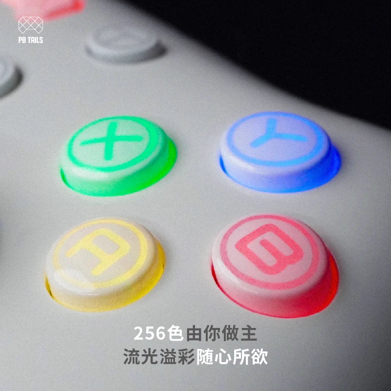 PB TAILS CRUSH Game Controller Wireless Bluetooth RGB Light Double Hall for Nintendo Switch PC Steam Raspberry pi iOS Android