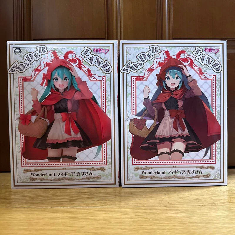 In Stock TAiTO Hatsune Miku Wonderland Figure Little Red Riding Hood PVC 18CM Anime Action Figures Model Collection Toy