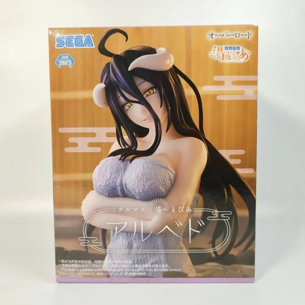 Original SEGA Hot Spring Park Thermae Utopia Overlord Albedo Anime Figures Toys Models Desktop Ornaments Car Ornaments