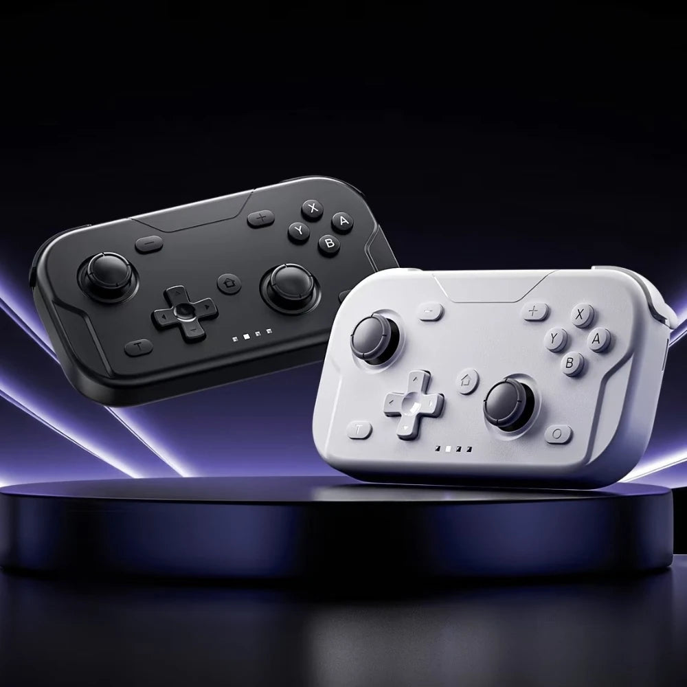 ACEGAMER Game Controller Wireless Bluetooth Gaming Controller Vibration Motor Gyroscope Portable Mini Grip for Switch Computer