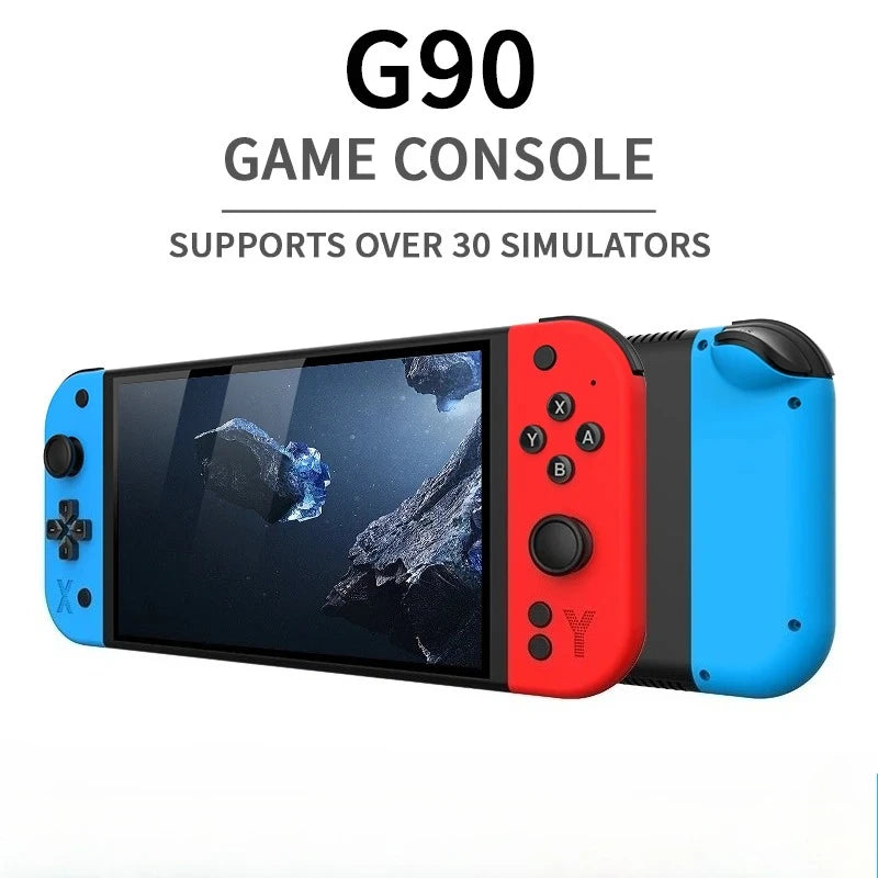 FLLAPT PSP 7-inch 64GB 4000mAh portable handheld G90 game console arcade suitable for PSP/PS1 retro TV game controller gift