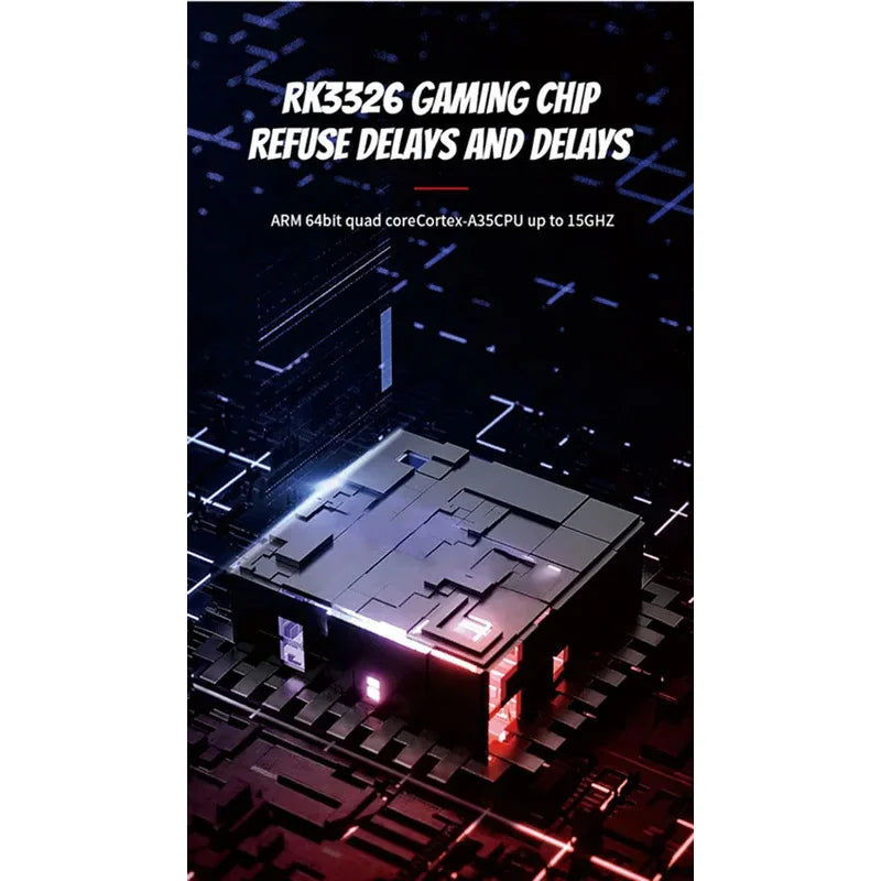 R36S Retro Handheld Video Game Console 3.5 Inch IPS Screen 128GB Portable Pocket Player Linux System Preloaded Games Boy Gift