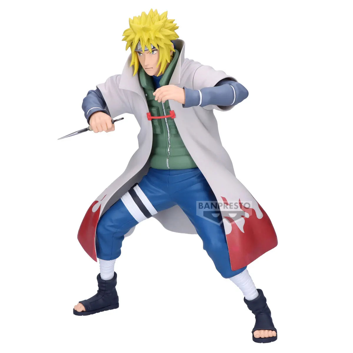 In Stock Original BANPRESTO Naruto Shippuden Grandista Namikaze Minato PVC Anime Figures Action Figure Model Toys Gift