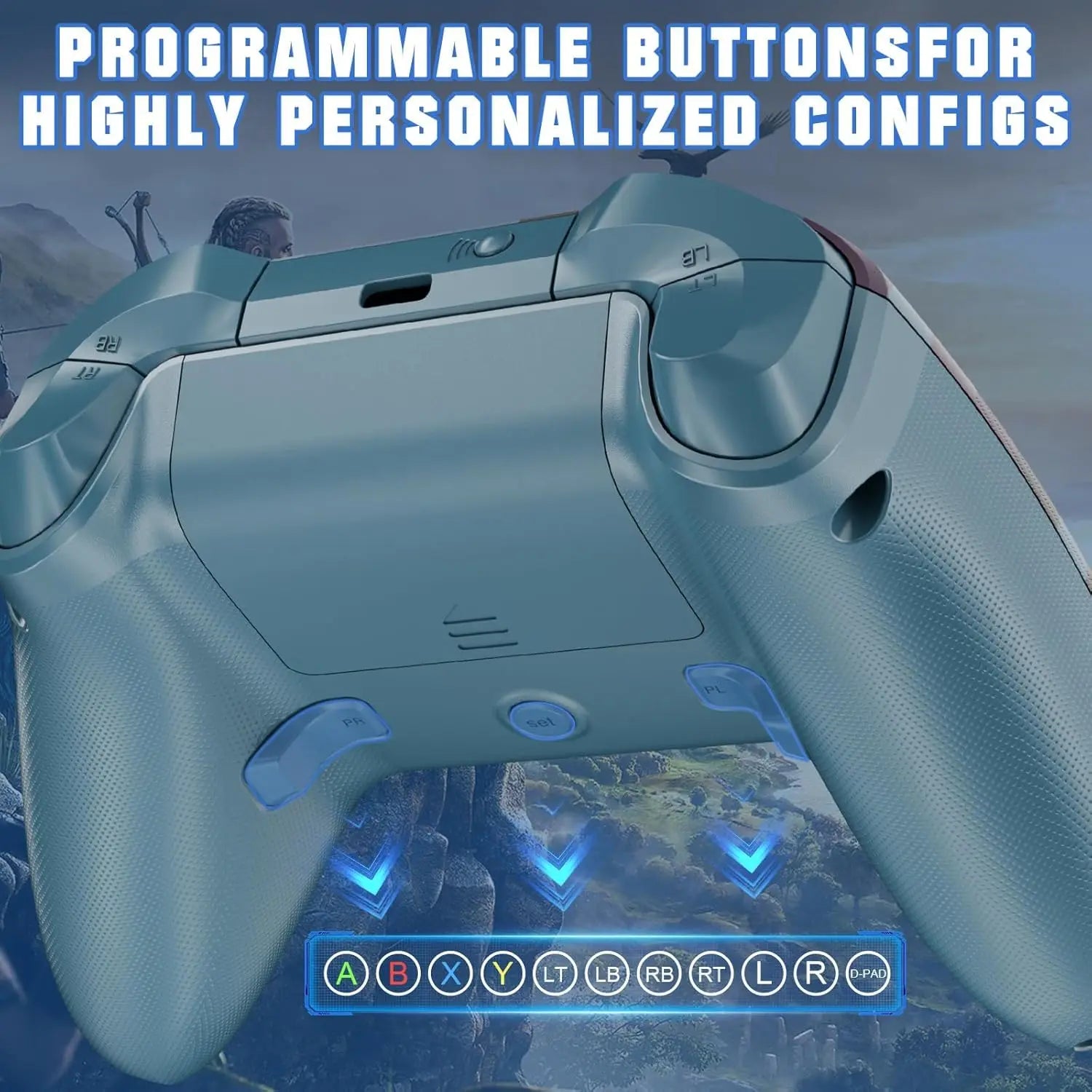 Game Controller for Xbox One S/X/Series S/X/PC Gaming Joystick W/ 6-Axis Gyro Sensor, Adjustable Vibration,TurboFunction Gamepad