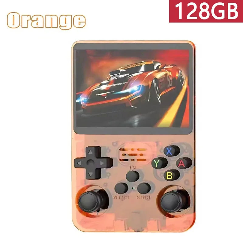 R36S Retro Handheld Video Game Console Linux System 3.5-inch IPS Screen Mini Portable Handheld Video Player 128GB 20000 Games