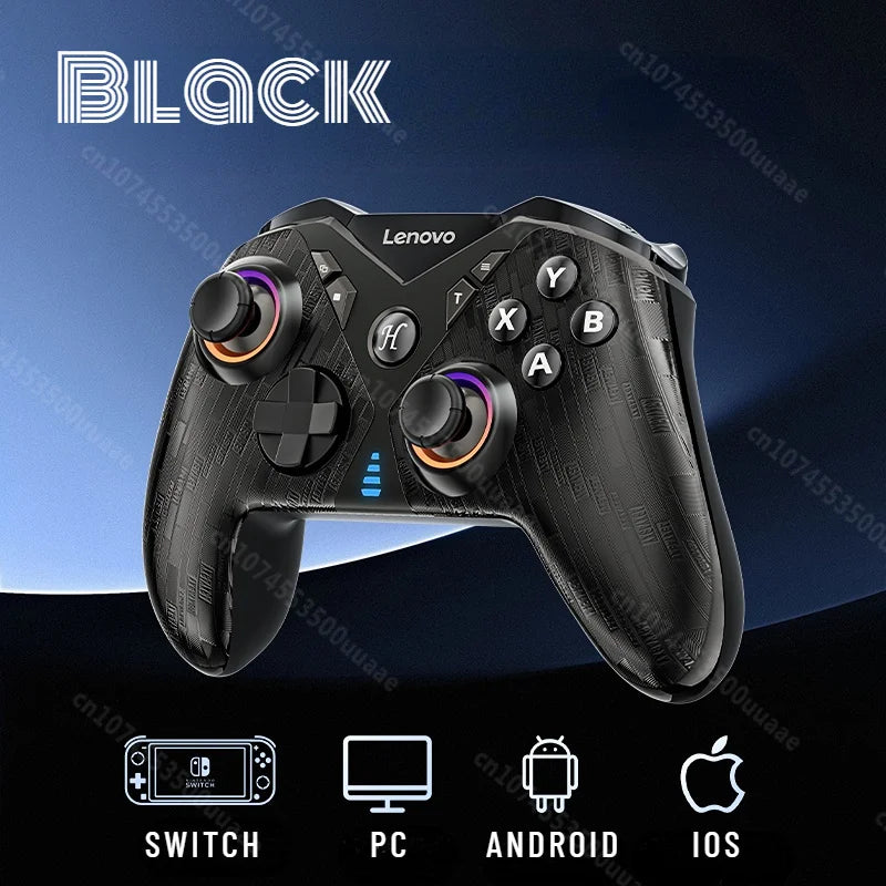Lenovo S05 Wireless Game Controller Tri-Mode Connectivity Bluetooth Gamepad for Switch iPhone Android Cell Phones Tablet PC TV