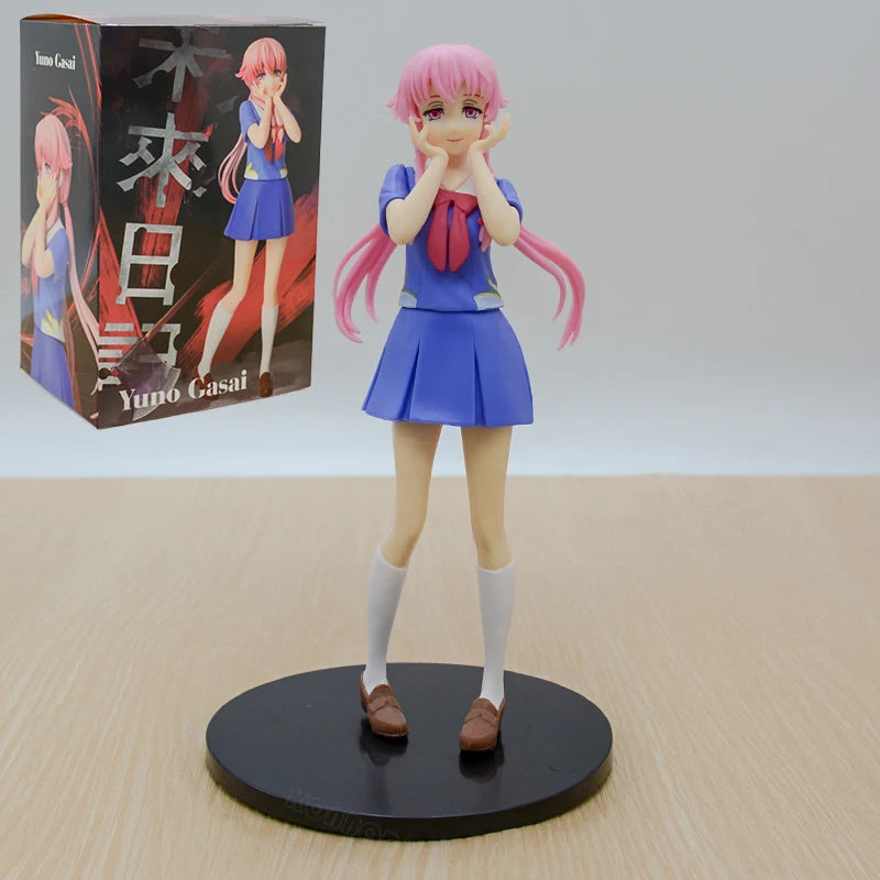 #2316 Mirai Nikki Yuno Gasai Anime Girl Figure Pop Up Parade Future Diary Gasai Yuno Action Figure Collectible Model Doll Toys