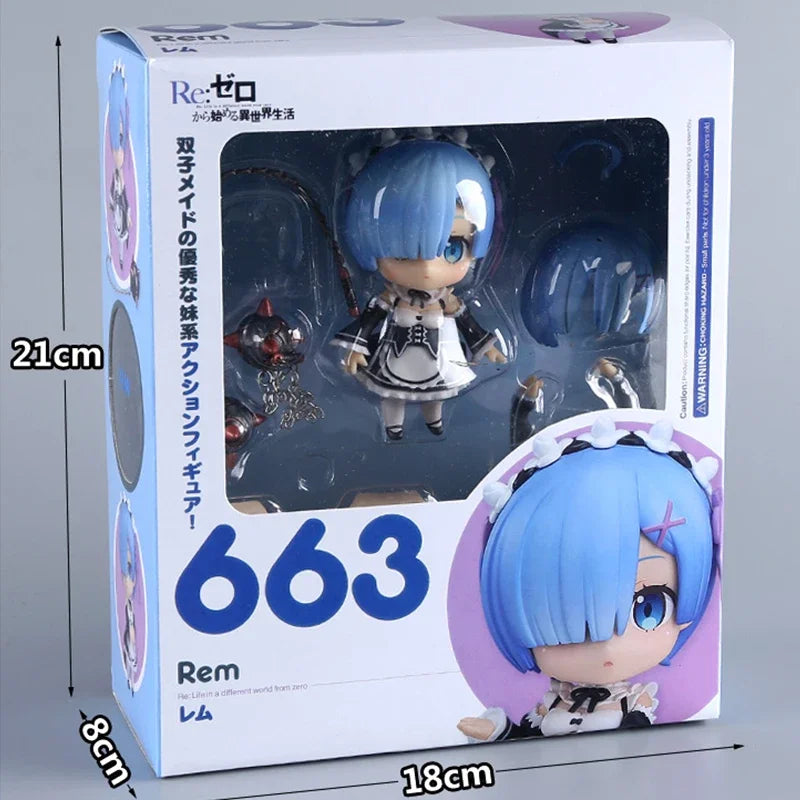 #751 Re:ZERO -Starting Life in Another World Emilia Anime Figure Emilia/Rem/Ram Action Figure Collectible Model Doll Toys Gifts