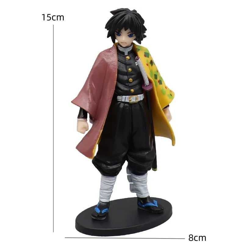 Official Anime Demon Slayer Kimetsu no Yaiba figure Kamado Tanjirou Action Figure Agatsuma Zenitsu Nezuko Warrior PVC Model Toys