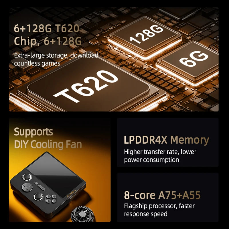 GAMEMT E5 Ultra Game Console 5" 1280*720 60Hz IPS Touch Screen 5000mAh Hall-Effect Joystick Portable Android Handheld Consoles