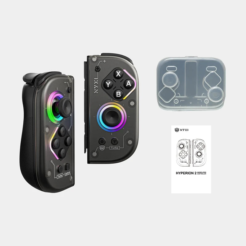 NYXI Hyperion 2 Wireless Game Controller Dual Hall Effect Joycon Gamepad Bluetooth Compatible with Nintendo Switch
