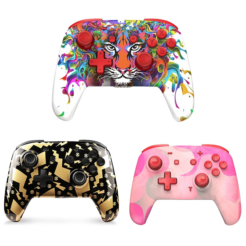 Game Controller for Nintendo Switch PRO PC Stock Wireless Vibration Switch Controller Gamepads USB Long Battery Life Multicolour