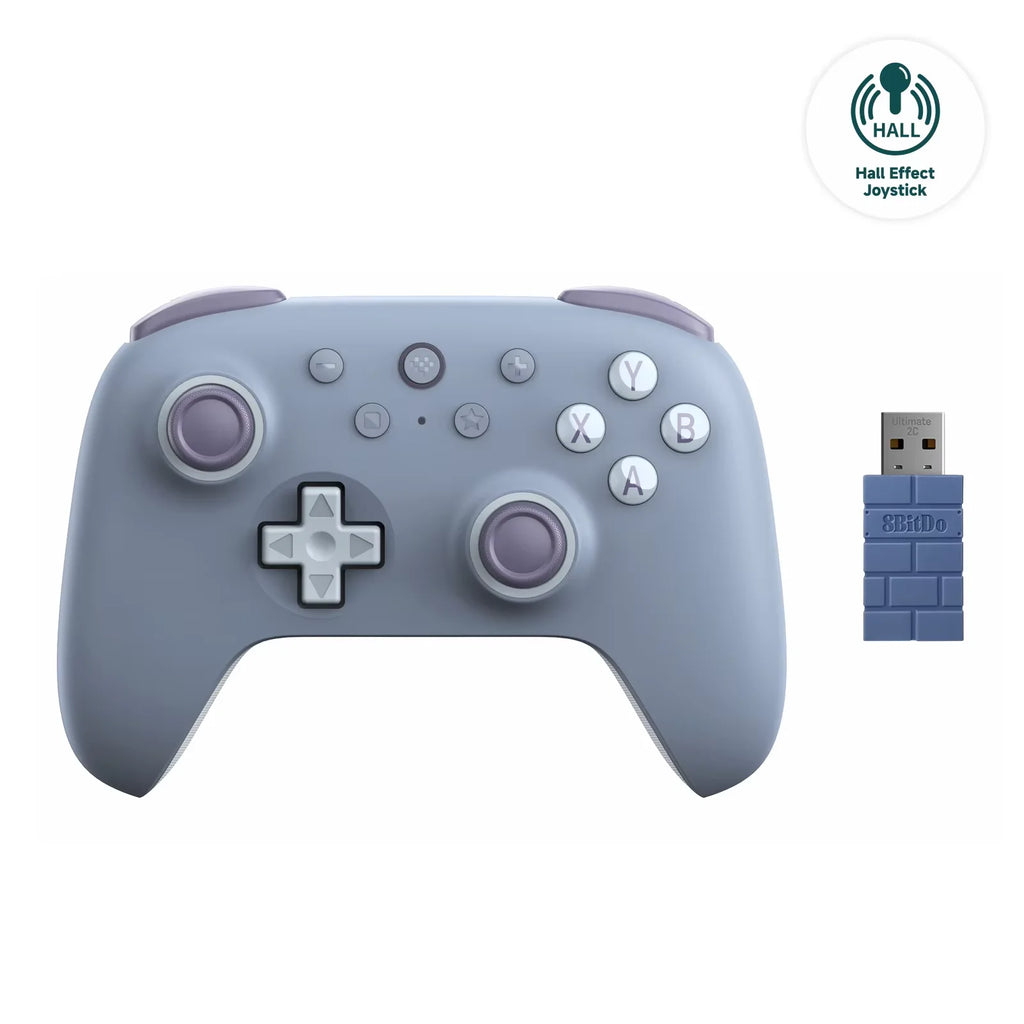 8BitDo Ultimate 2C Wireless Game Controller 2.4G Gamepad with Hall Effect for PC,Windows 10 11,Steam Deck,Raspberry Pi,Android