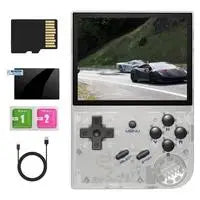 RG35 Retro Handheld Game Console , DualSystem Linux GarlicOS 3.5 Inch IPS Screen Built-in 64G TF Card 5000+ Games