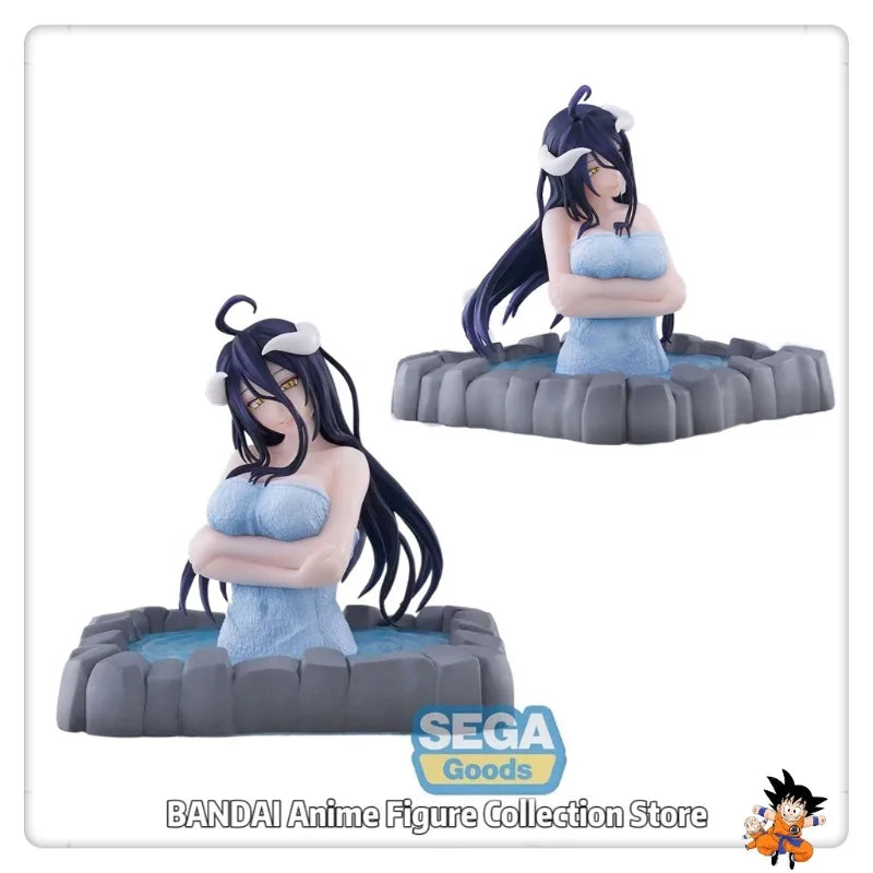 Original SEGA Hot Spring Park Thermae Utopia Overlord Albedo Anime Figures Toys Models Desktop Ornaments Car Ornaments