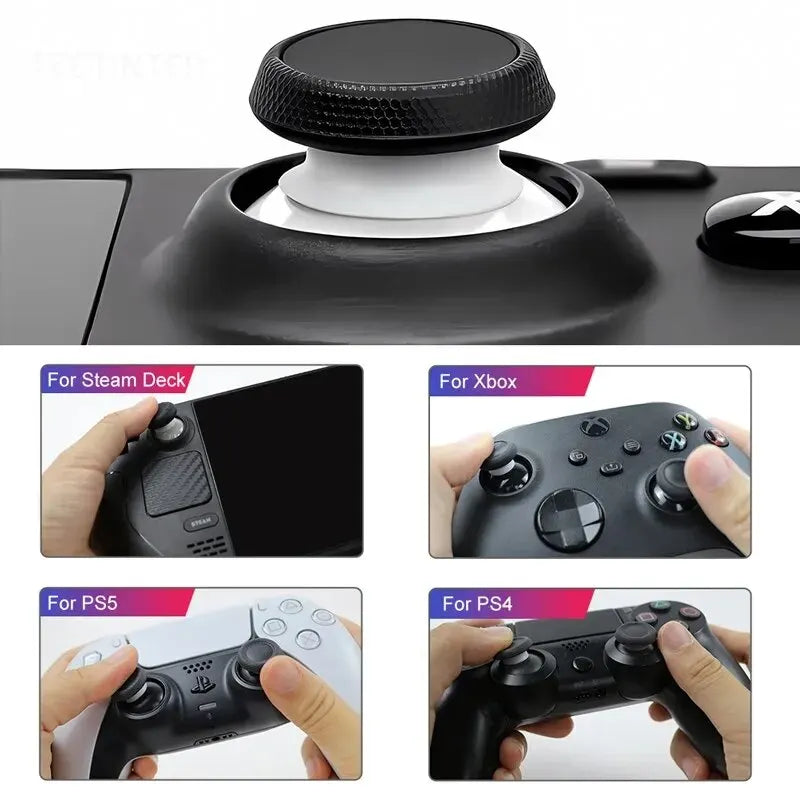 8 PCS Ring Cover Elastic Protective Rocker Rubber Ring For PS5/ PS4/ Switch PRO Joystick Silicone for Rog Ally Game Console