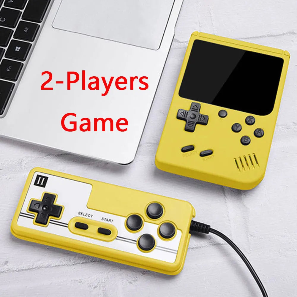 Portable Retro Mini Video Game Console 8-Bit Handheld Game Player Built-in 500 Games AV Out Game Console 3.0 Inch Color HD LCD