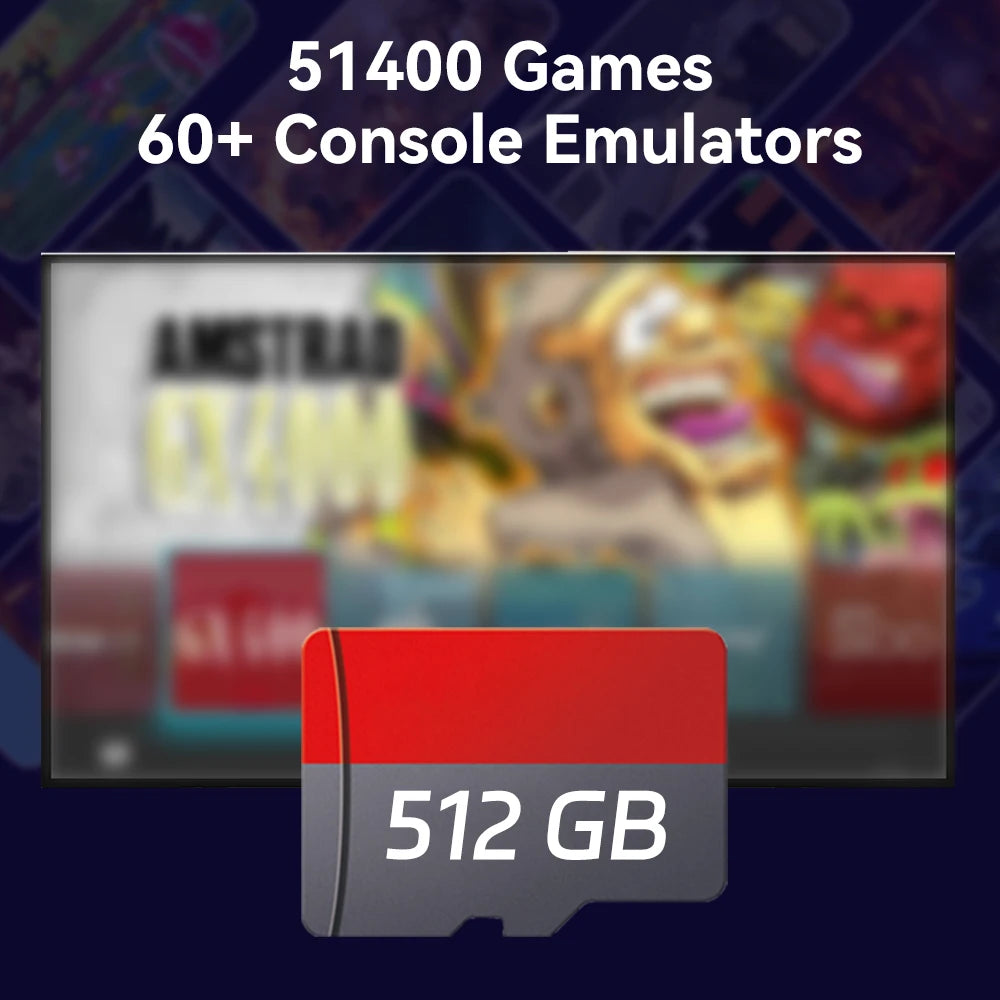 Batocera 39 Game TF Card For Steam Deck/GDP WIN4 Handheld Game Consoles/PC/MAC 512G With 51400+ Retro Games For PS3/PS1/WII/N64