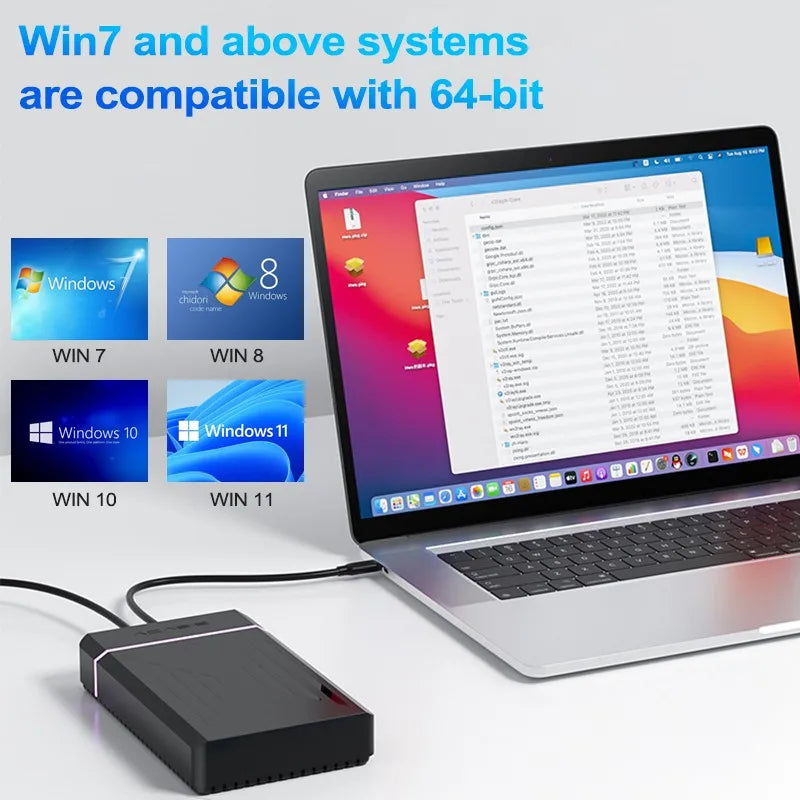 3TB Portable Gaming HDD Hyperspin/LaunchBox/Retrobat/Playnite Retro Game Console with 20000 Games for PS3/PS2/PS1/PSP/Switch/Wii