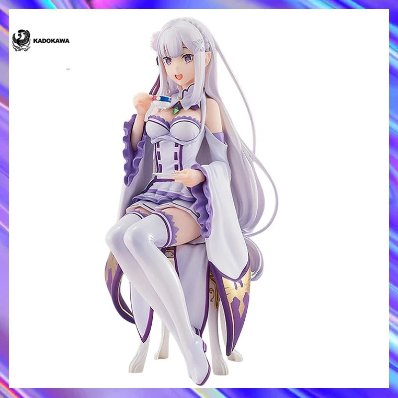 Original in Stock KADOKAWA KDcolle Re: ZERO - Starting Life in Another World Emilia 1/7 Figures Model Toys Gifts Collection