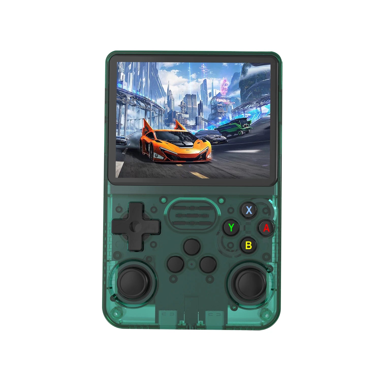 GAMINJA R36S Handheld Game Console 3.5Inch IPS 640x480 Screen Built in 64GB Memory Classic Games Portable Handheld Game Console