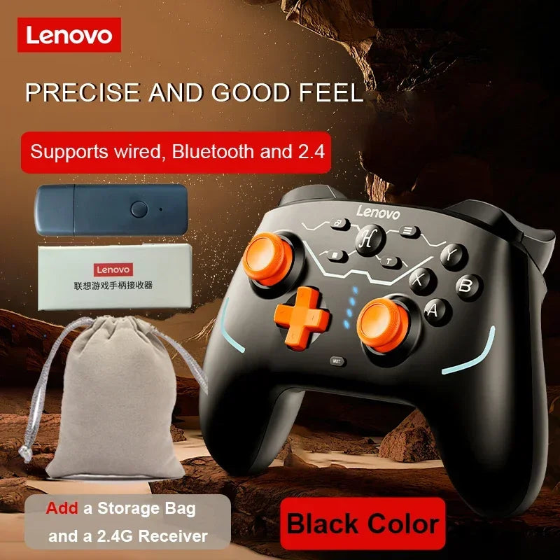 Lenovo S04 Gamepad Support TURBO Function High Sensitivity Game Controller For Switch2 phone/Tablet/Smart TV Joystick Controller