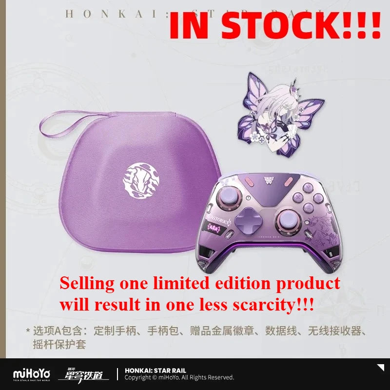 NEW miHoYo INSTOCK Honkai Star Rail Castorice APEX 5 Elite Gamepads Wireless Gamepad Force Feedback Bluetooth Game Controller