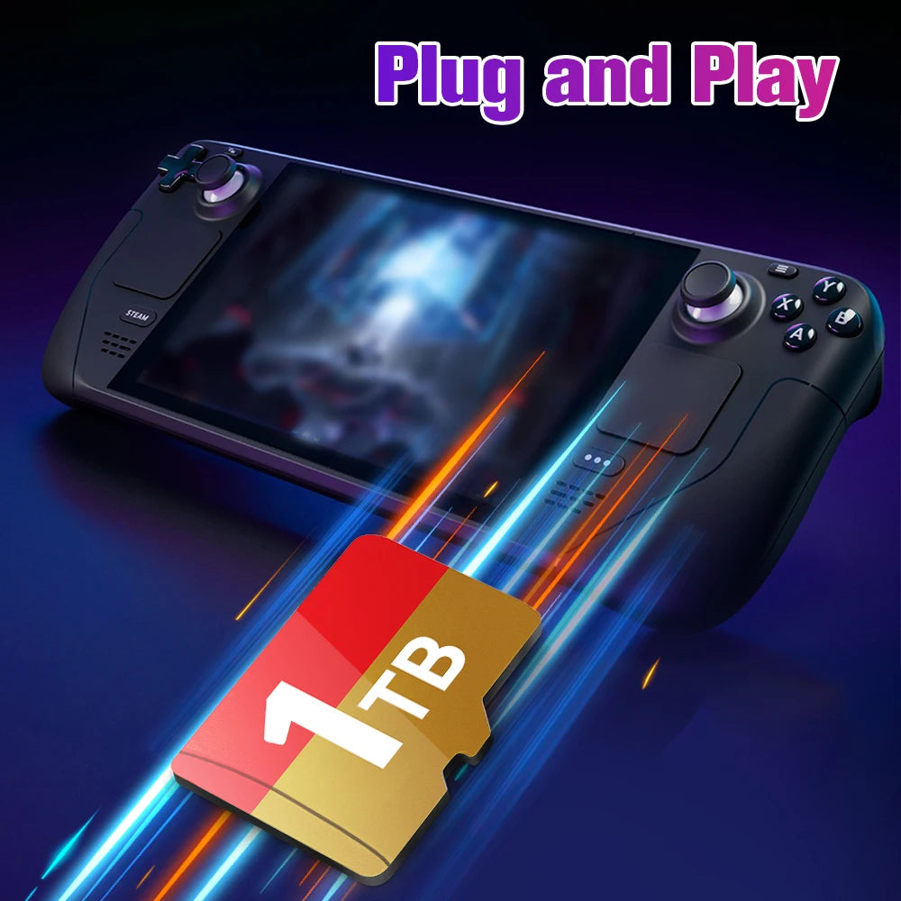 1TB TF/Game Card Batocera OS for Steamdeck/Handheld Game Console/Win PC/Laptop with 61248 Game 70+Emulators for PS3/2/1/PSP/MAME