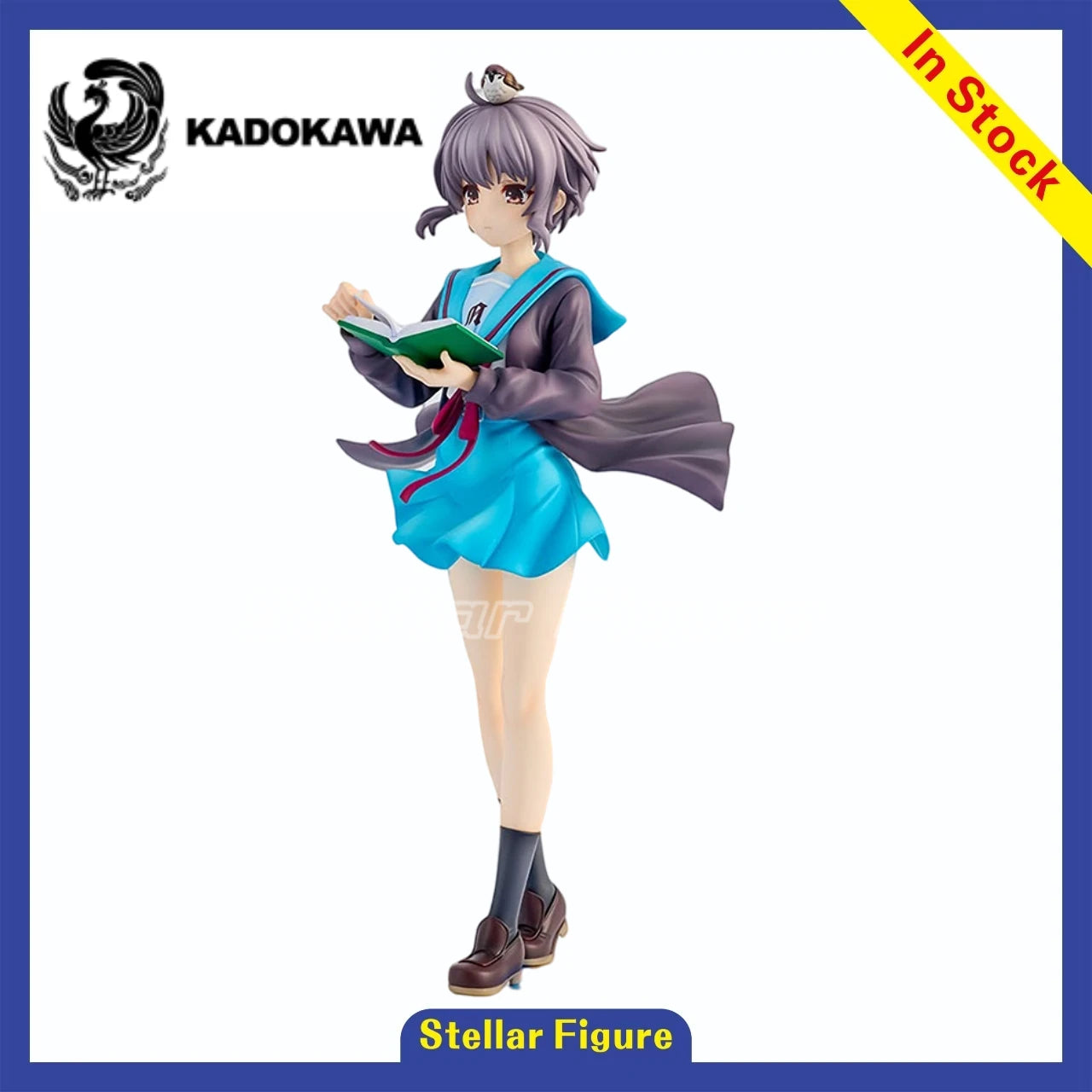 【SF】In Stock KADOKAWA GSC KDcolle The Melancholy of Haruhi Suzumiya Nagato Yuki 1/7 Scale Figures Original Collection Gift