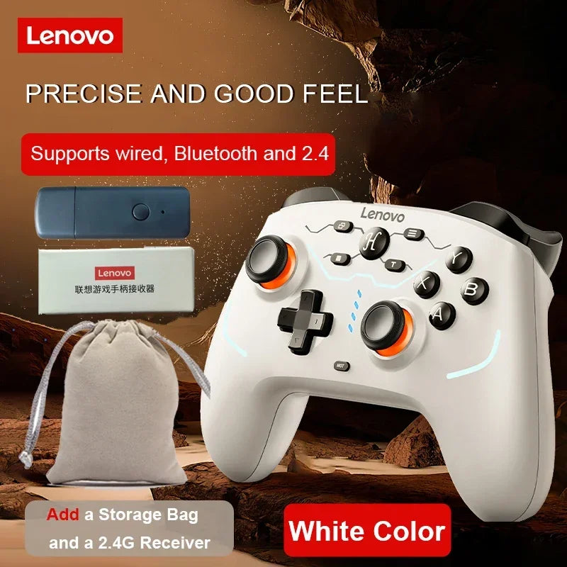 Lenovo S04 Gamepad Support TURBO Function High Sensitivity Game Controller For Switch2 phone/Tablet/Smart TV Joystick Controller