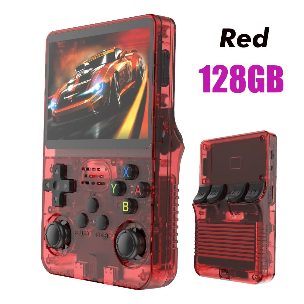 64G/128G R36S Retro Handheld Video Game Console Linux System 3.5 Inch IPS Screen R35s Pro Portable Pocket Video Player Games