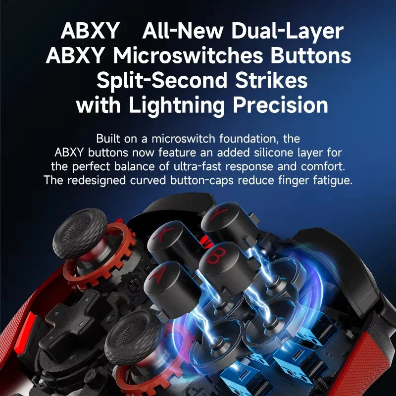 BIGBIGWON Blitz 2 TMR wireless game controller,Gamepad ,2000Hz,1000mAh,Bluetooth Star Flash For NS PC Steam Game,PUBG.APEX.