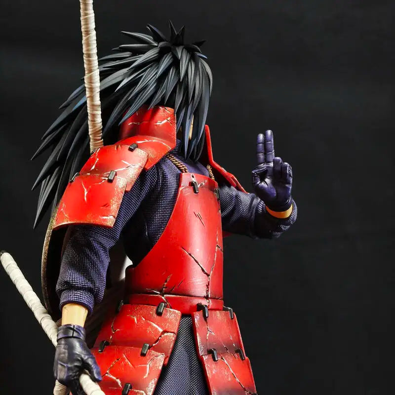Naruto Shippuden Anime Figures Uchiha Madara Action Figure PVC 36cm Statue Desktop Ornament Figurine Figma Collectible Toys