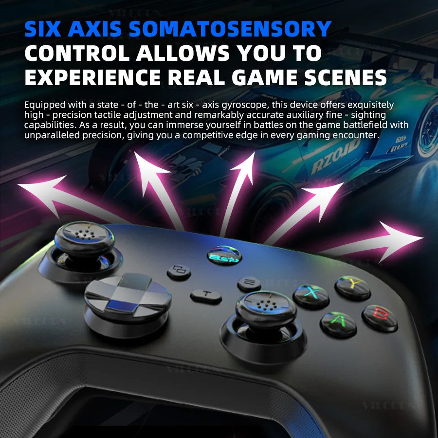 Mobile Game Controller For Android ios Phone Gamepad with Hall Effect Joystick Support XGP & PC & Steam Game