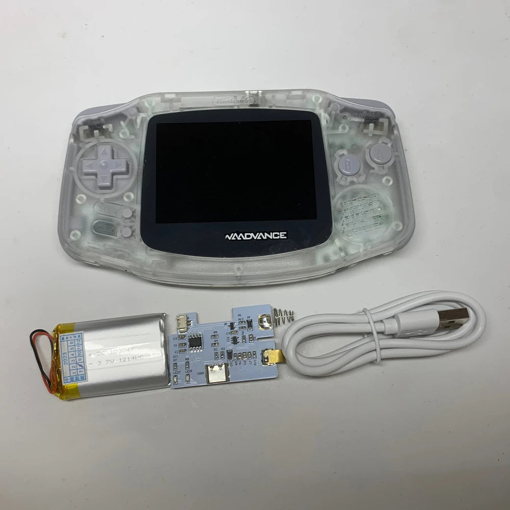 GBA Handheld Gaming Console Highlight IPS Screen Display and A Brand New Controller Housing for Nintendo  GAME BOY ADVANCE