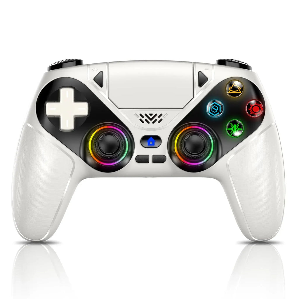 Controller for PS5/PC Gamepads,Gaming Handle Hall Effect Triggers,Game Controllers RGB Turbo Vibration Touch Programmable Button