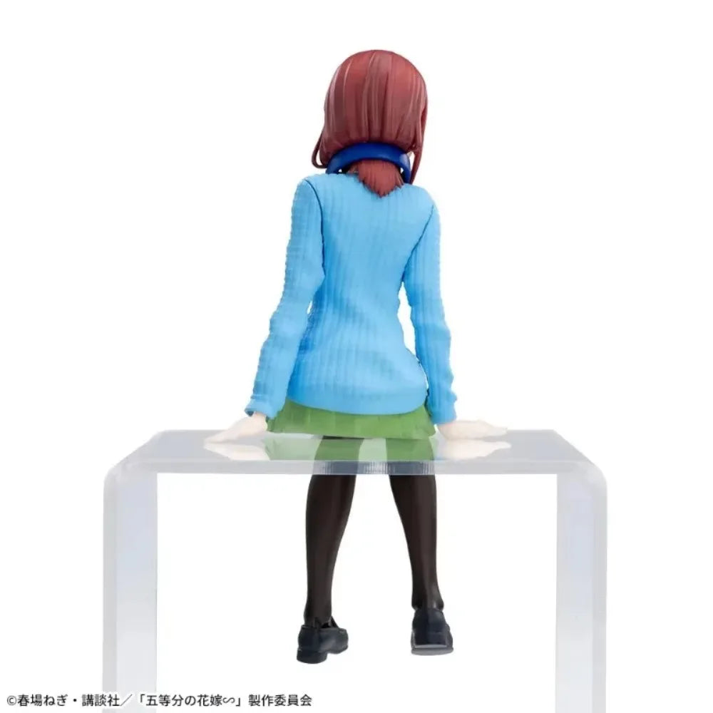 In Stock SEGA Original Genuine Premium Figure The Quintessential Quintuplets Nakano Miku 14cm Anime Collection Model Toy Figures